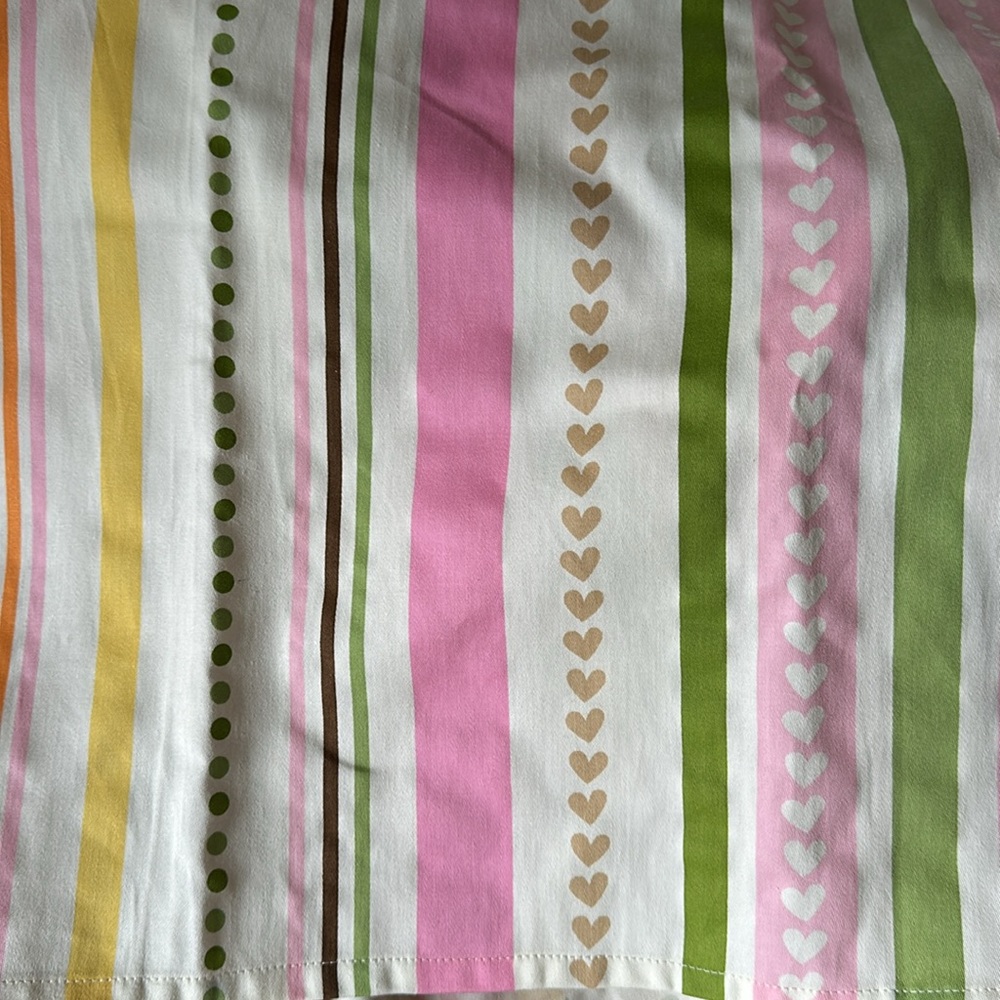 Striped Multicolor Shower Curtain - Picture 2 of 3